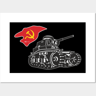 Soviet tank MS-1 Posters and Art